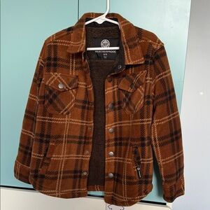Brown Plaid Jacket